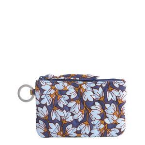 New! Vera Bradley Pawpaw Flower Ultralight Zipper ID Case